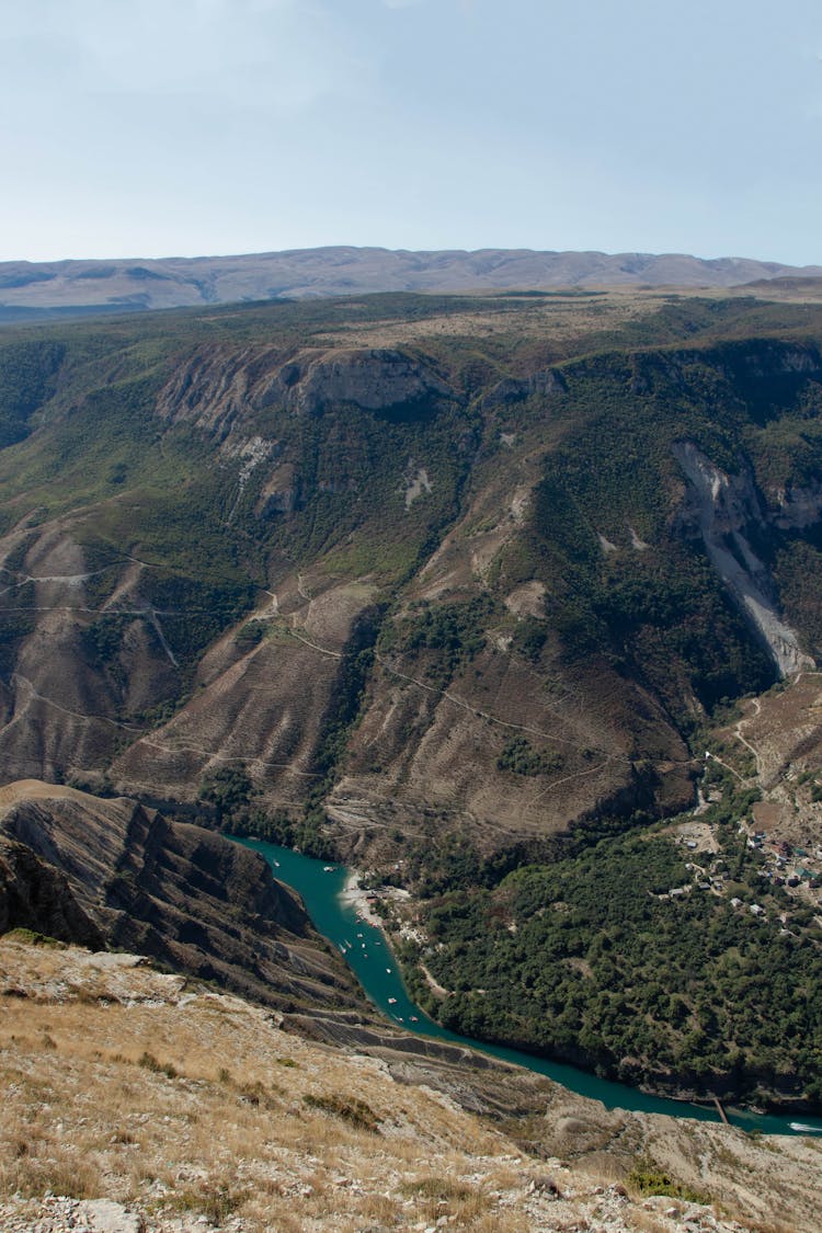 River In Valley