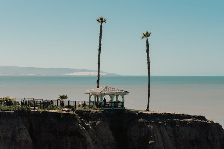 Tropical Landscape With A Hut By The Sea