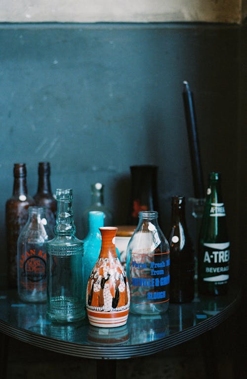 Immagine gratuita di bicchiere, bottiglie, decorazione