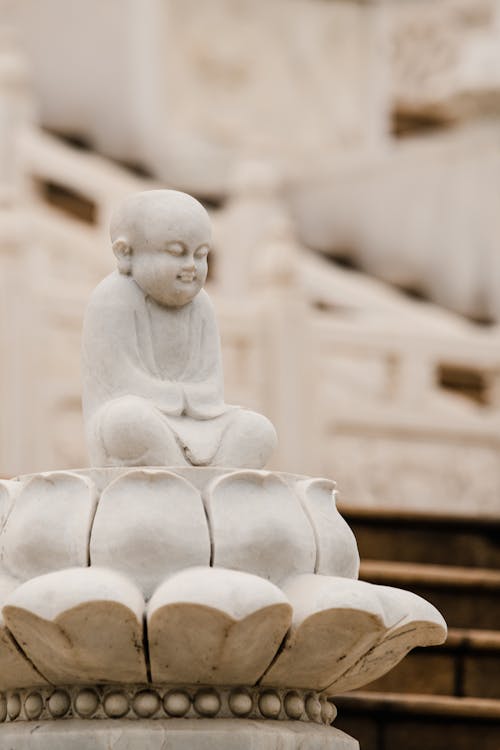 A Buddhist Monk Statue 