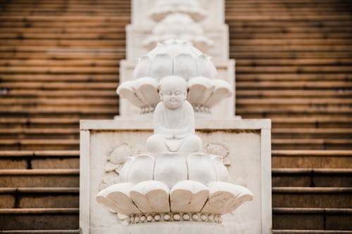 Close up of Sculpture of Buddha