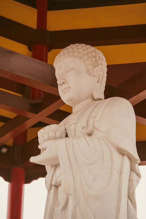 A Buddhist Monk Statue