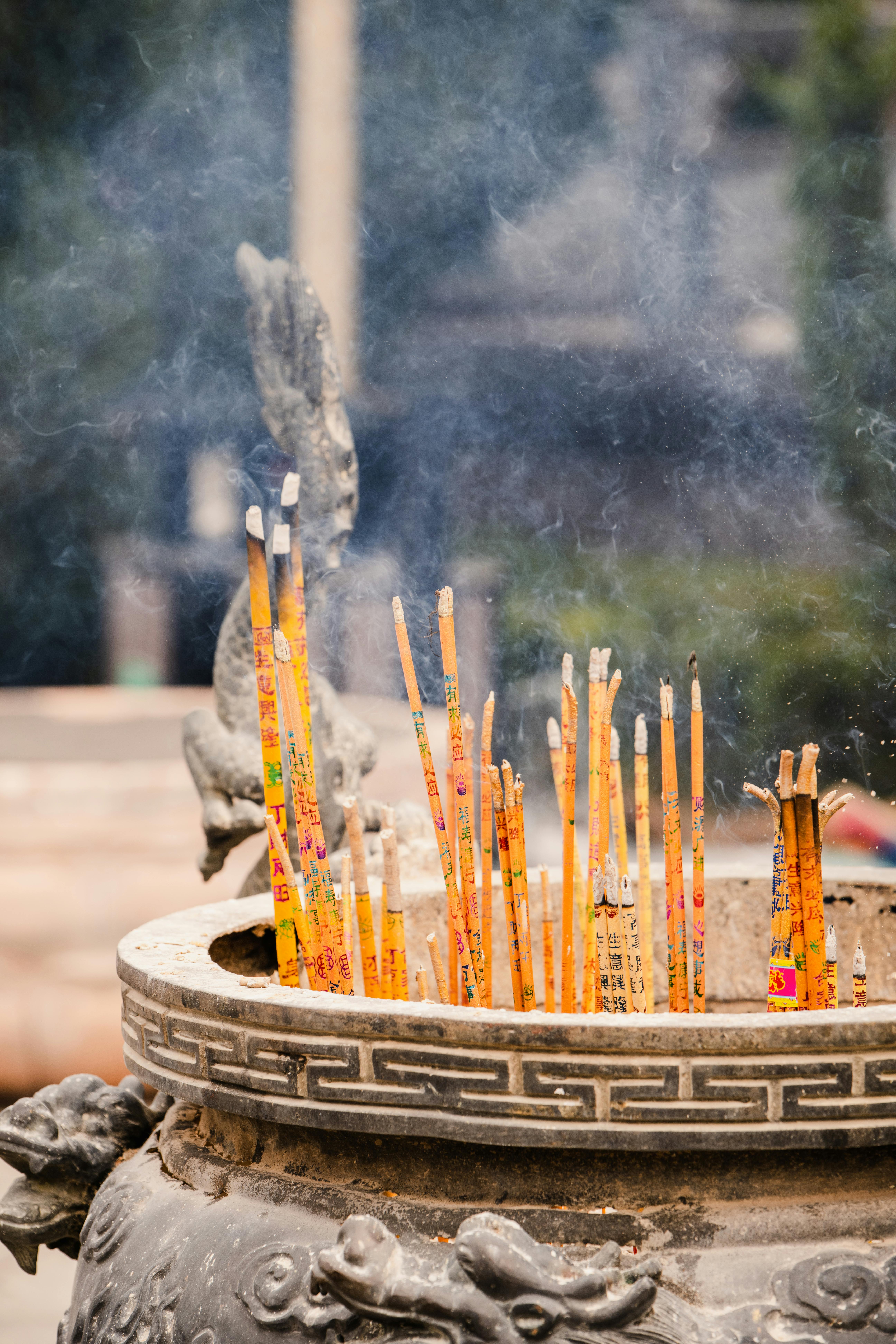 Closeup of a Chinese Incense Burner · Free Stock Photo