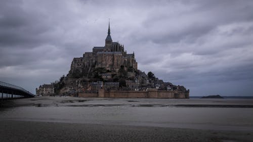 Δωρεάν στοκ φωτογραφιών με Mont Saint-Michel, ακτή, άμμος
