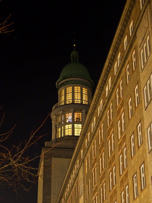 Illuminated Frankfurter Tor