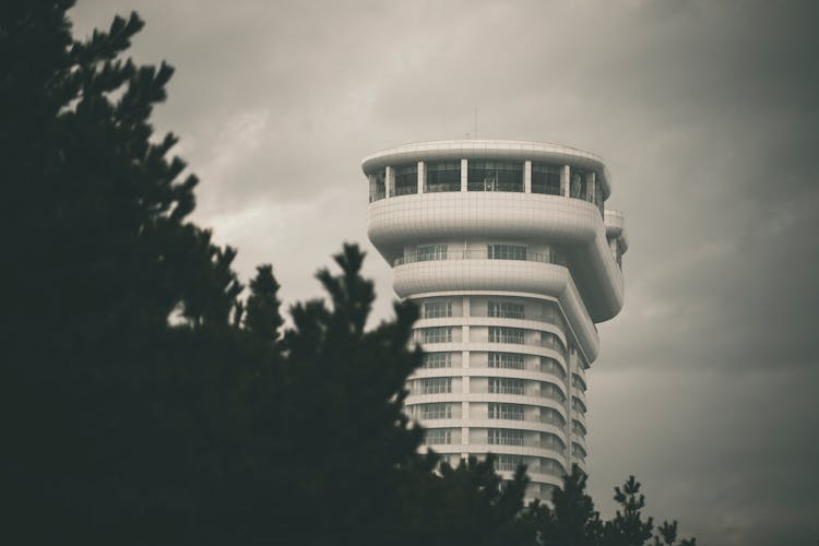 Clouds Over Modern Building