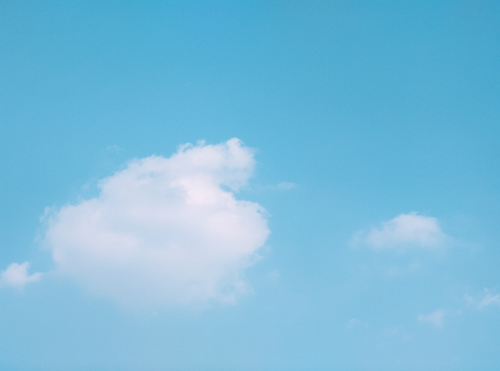 Free Blue Sky and White Clouds Stock Photo