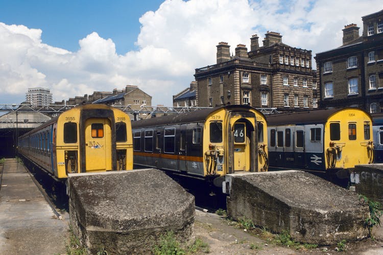 Trains On Siding In London