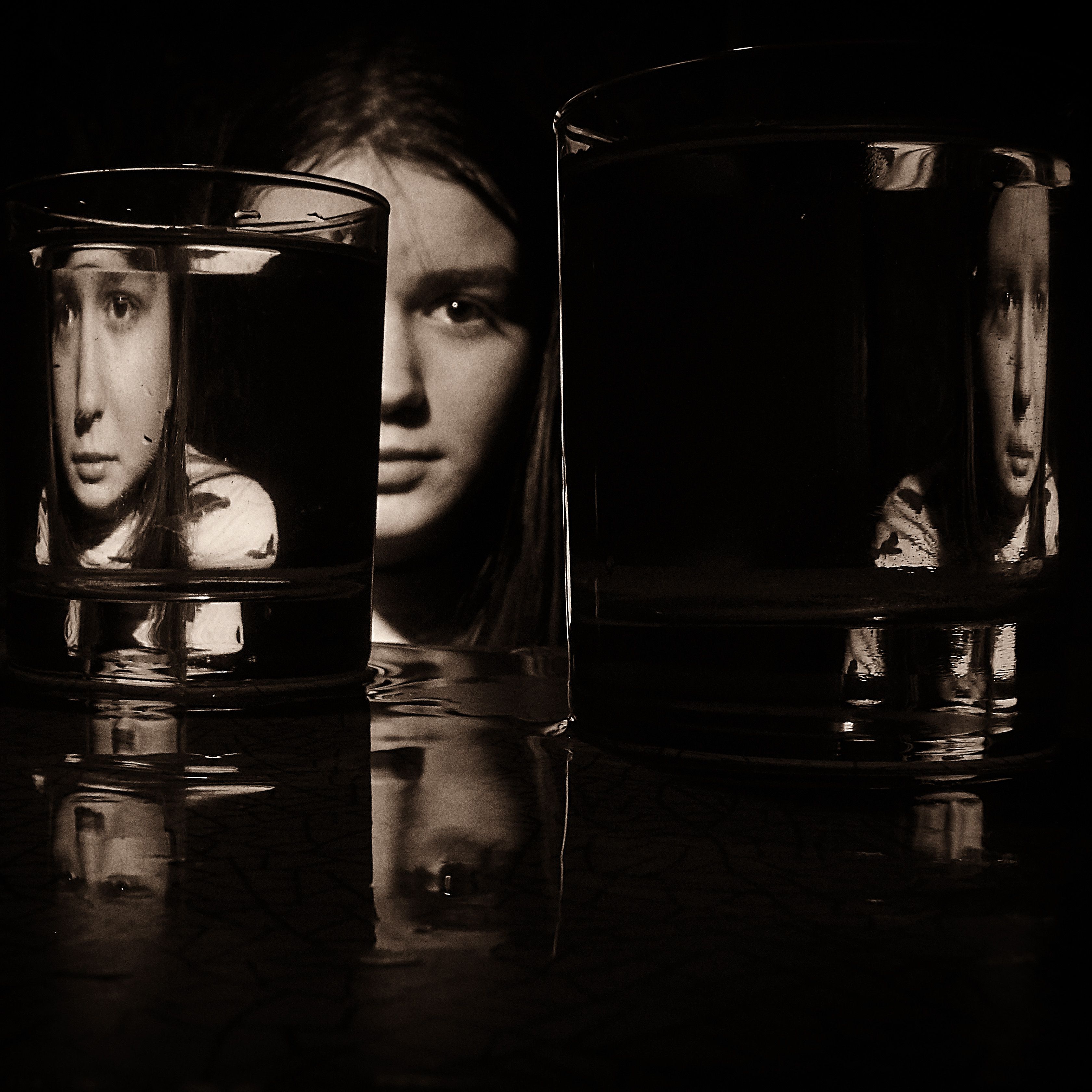 People Faces in Glasses
