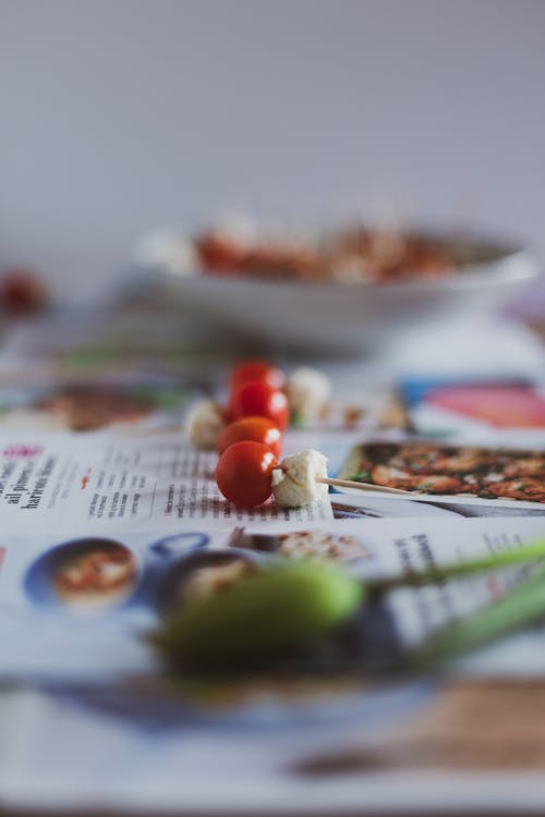 Foto stok gratis bahan, fotografi makanan, koran