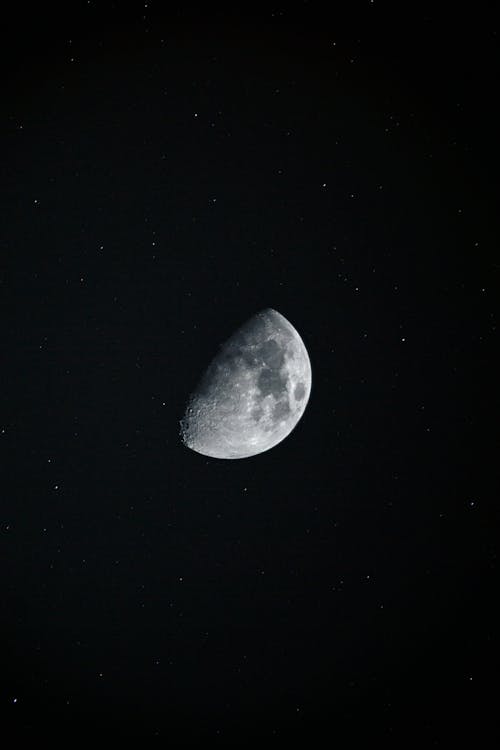 Moon on Night Sky