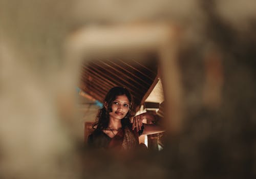 Young Indian Woman in Traditional Clothing 