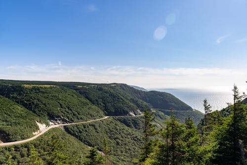 Free stock photo of blue sky, cabot trail, canada