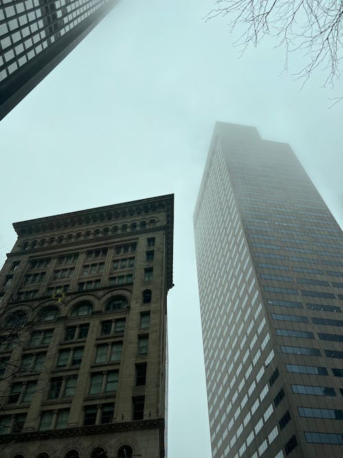 Free Office Buildings in Downtown Stock Photo