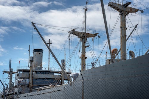 Ship in a Commercial Dock 