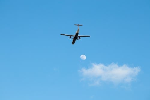 Airplane Flying on Sky