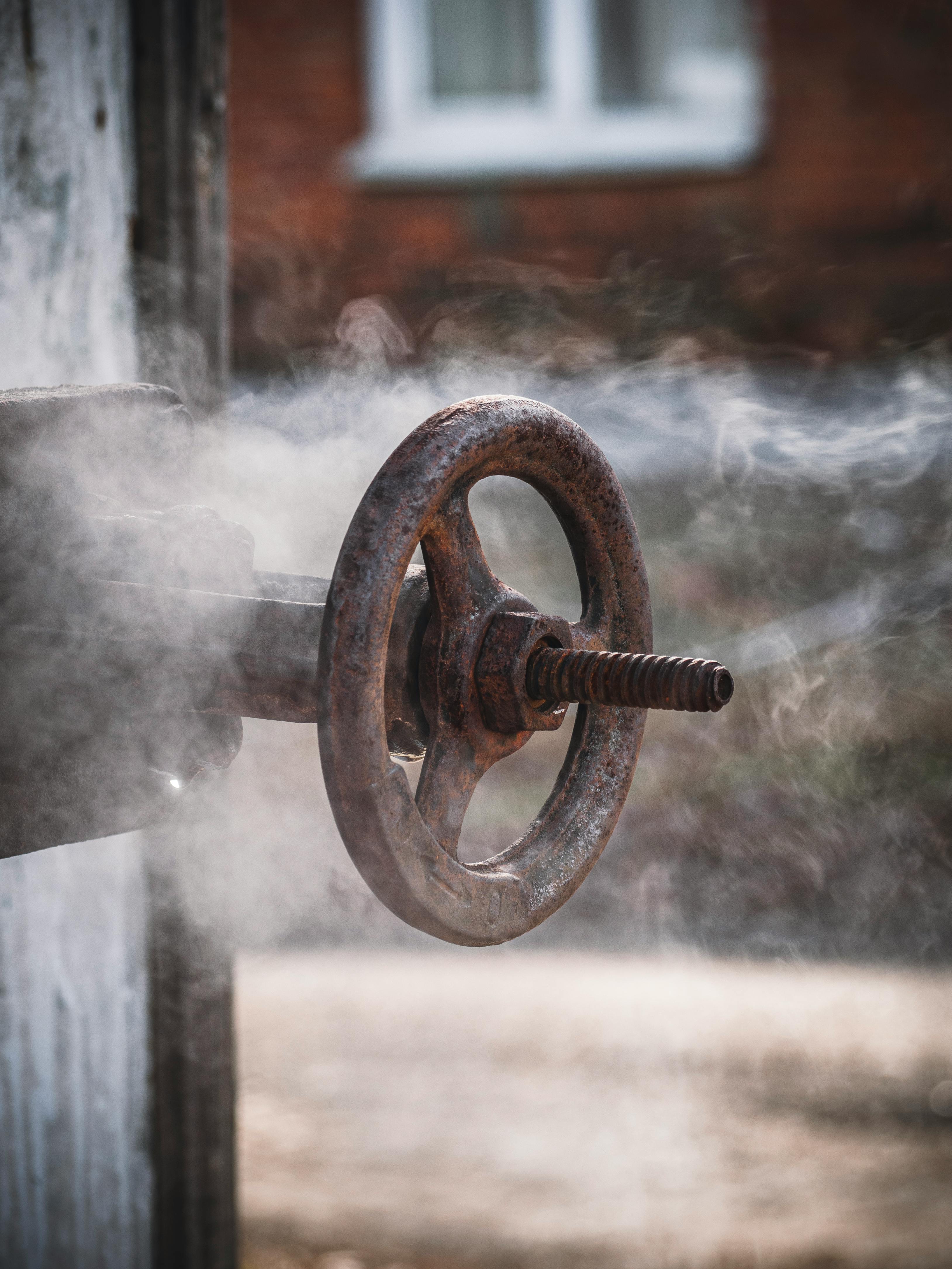 Industrial valves and pipe system