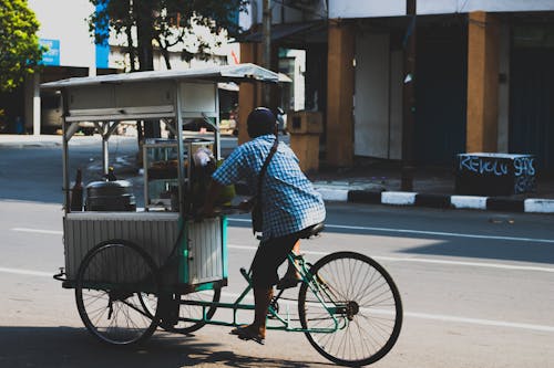 White Food Cart