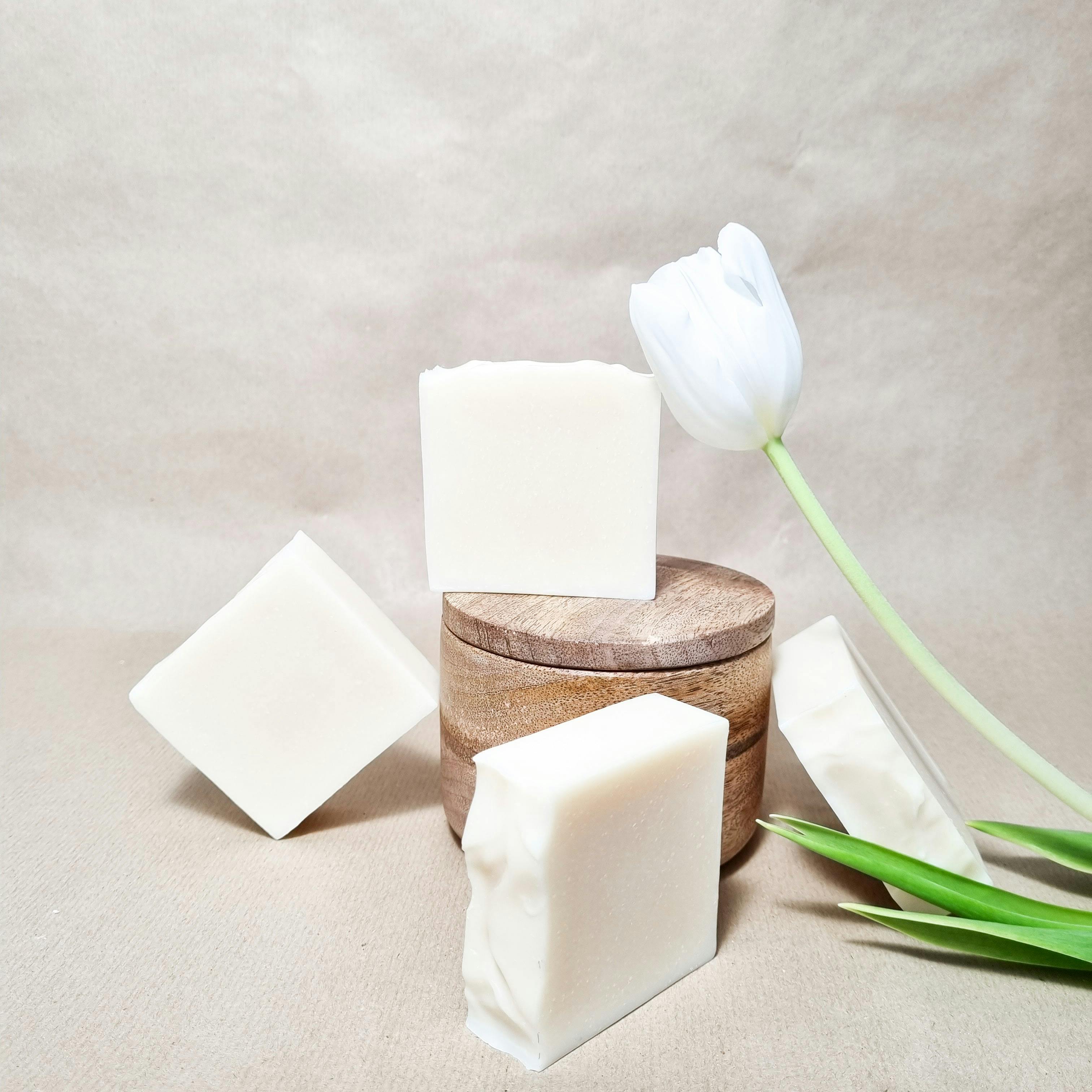 Handmade Soap Bars Near Tulip In Studio Free Stock Photo   Free Photo Of Handmade Soap Bars Near Tulip In Studio 