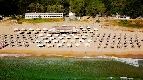 Aerial View of Body of Water