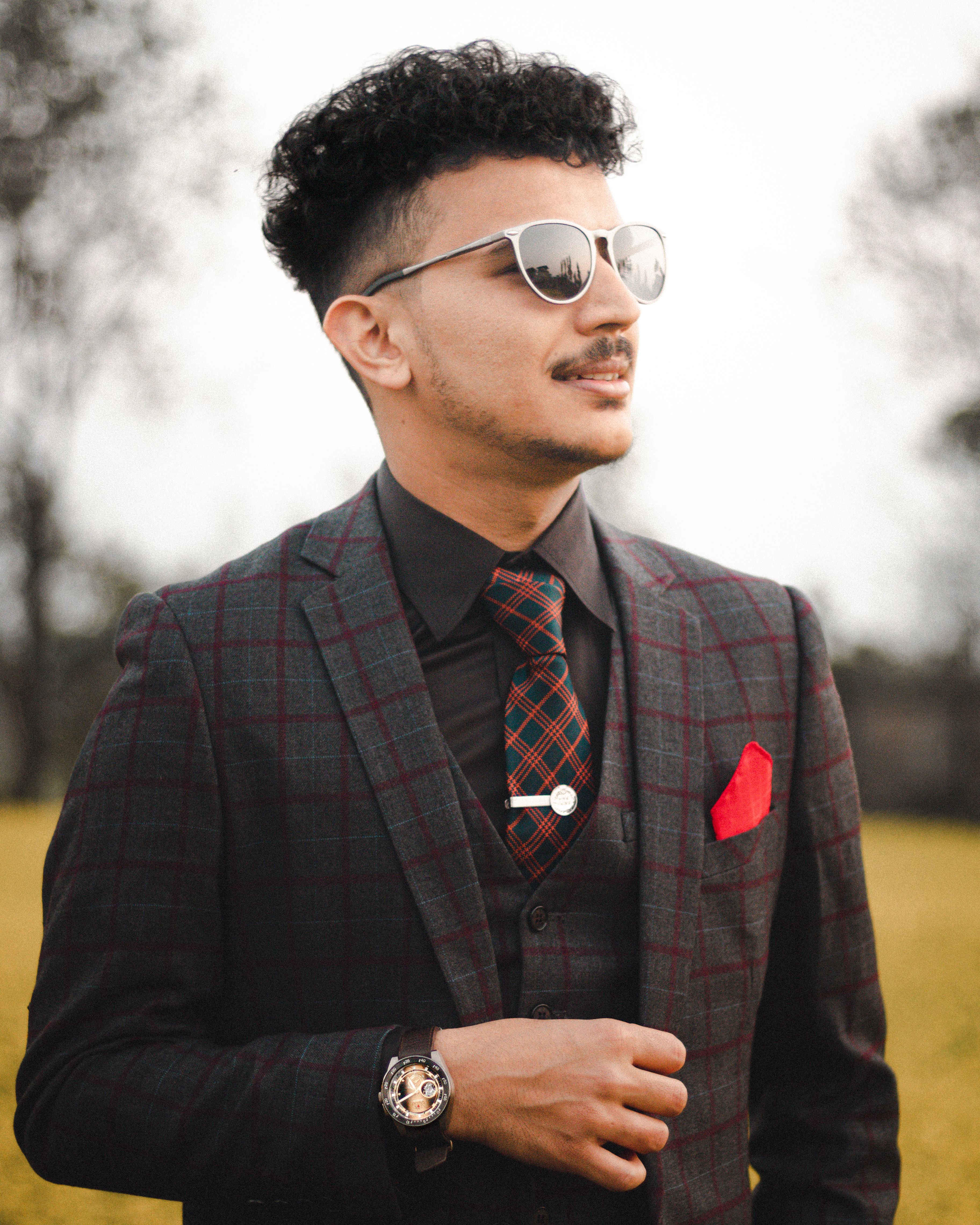 Man in Sunglasses and Black Suit · Free Stock Photo