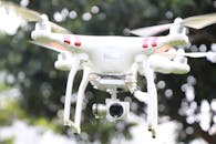 Focus Photography of Flying Dji Phantom 3 Standard