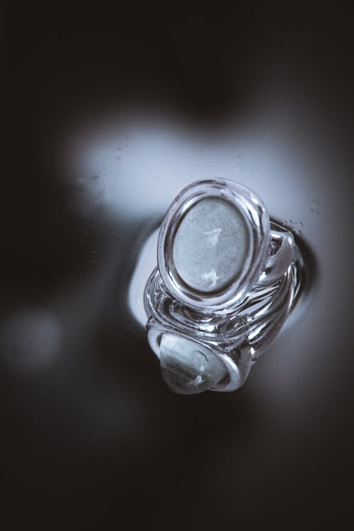 Close up of Silver Ring