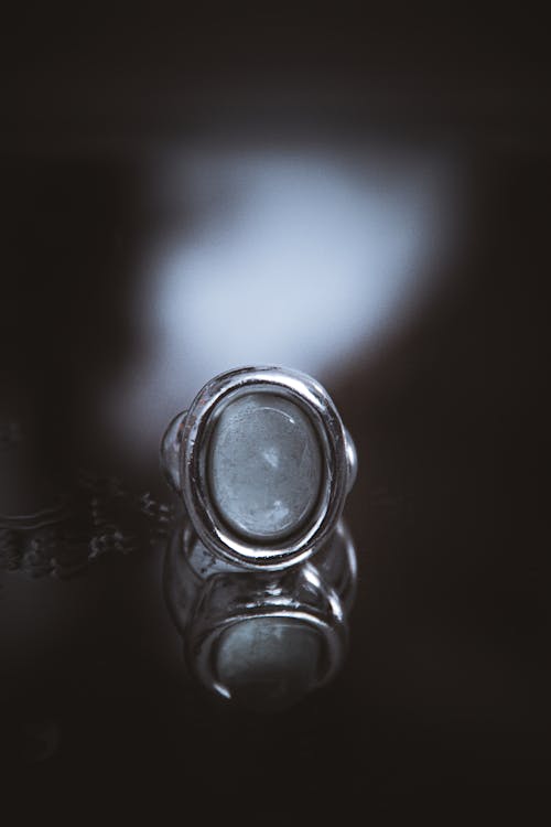 Close-up of a Ring with Gems 