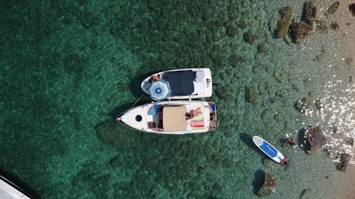 Imagine de stoc gratuită din bărci, concediu, fotografie aeriană