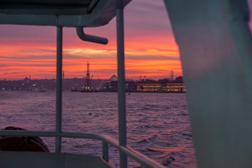 Istanbul Coast at Sunset