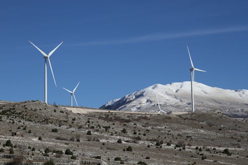 Immagine gratuita di deserto, energia efficiente, energia eolica
