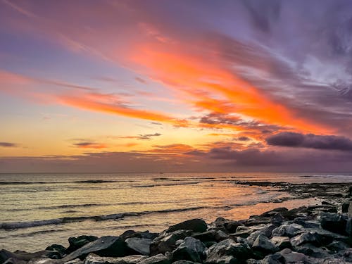 Gratis stockfoto met fantastisch, mooie zonsondergang, playa de las americas