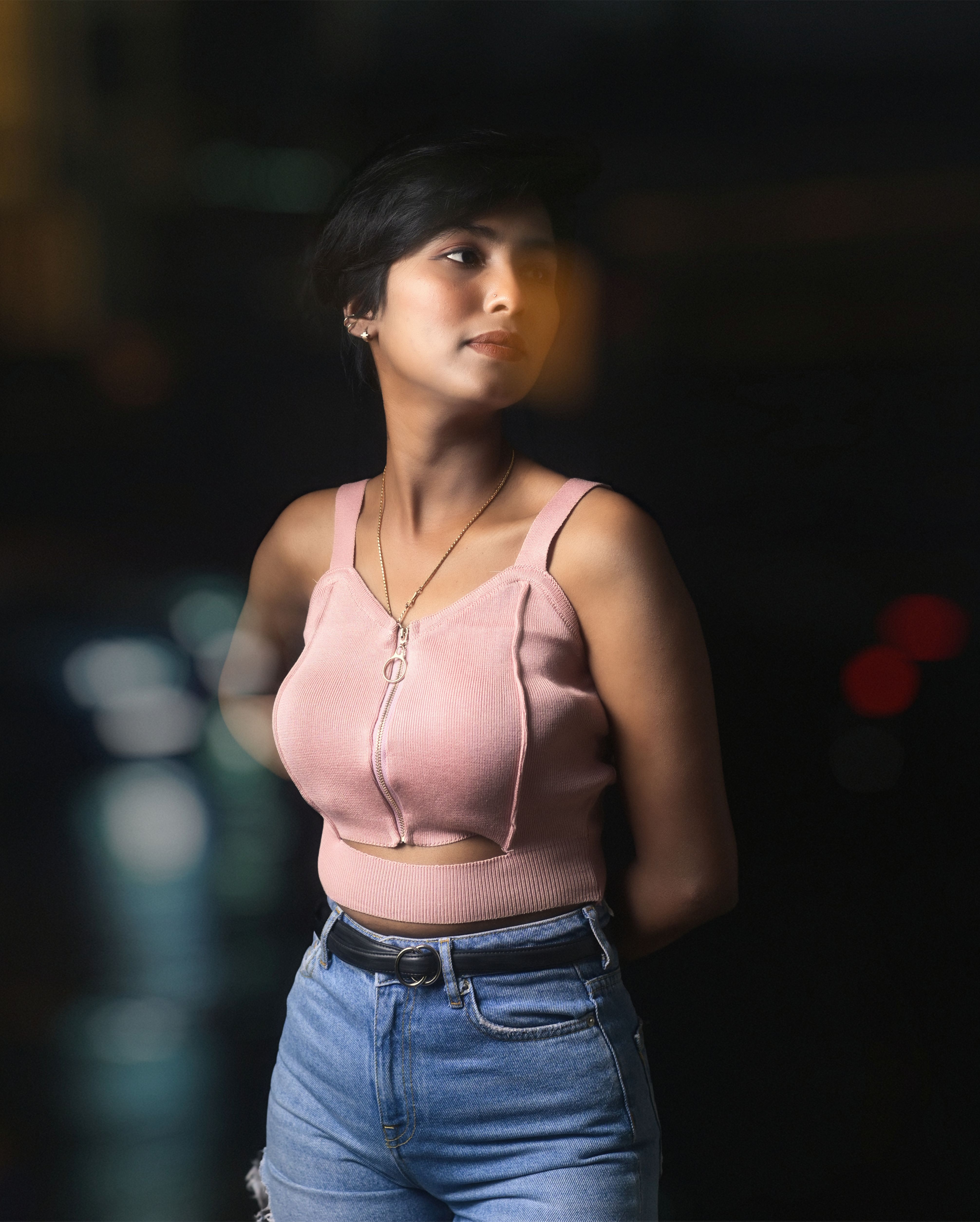 Cropped Bege Estampado