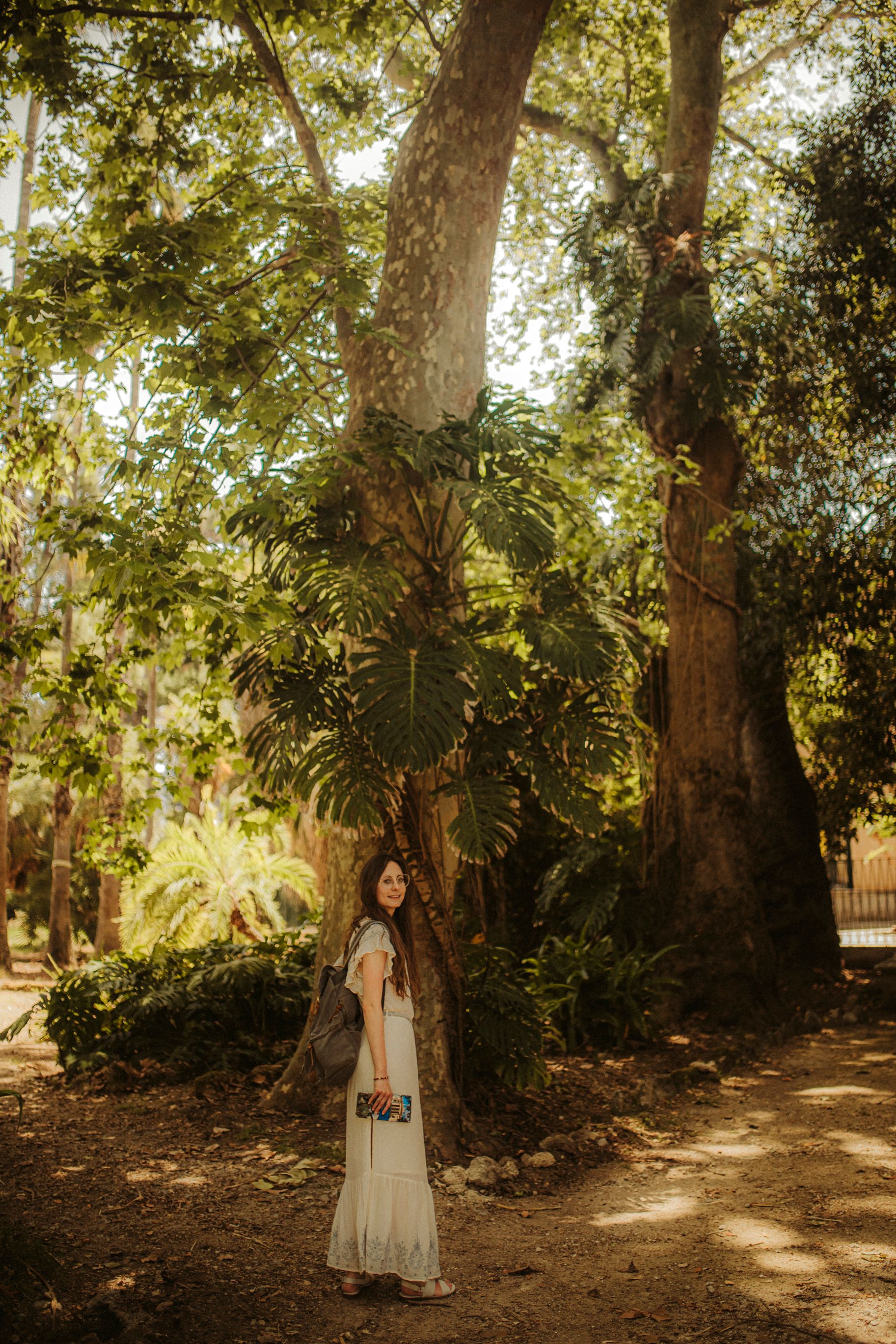 Woman Wearing White Dress in a Forest · Free Stock Photo