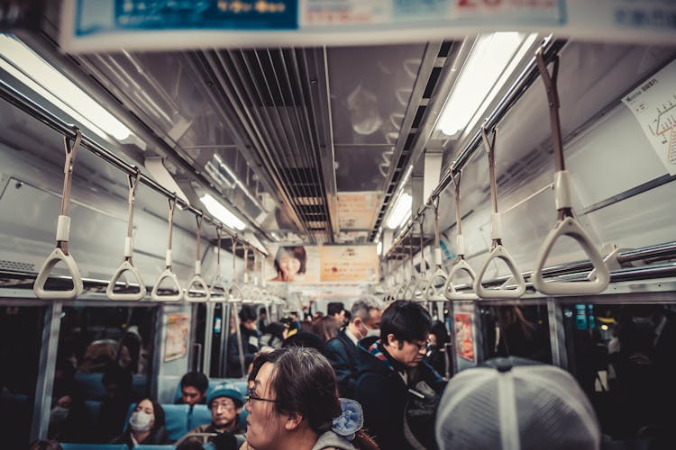 People Inside Of A Train