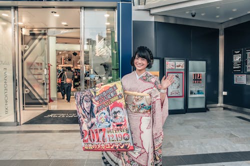 Gratis lagerfoto af asiatisk kvinde, kimono, kvinde