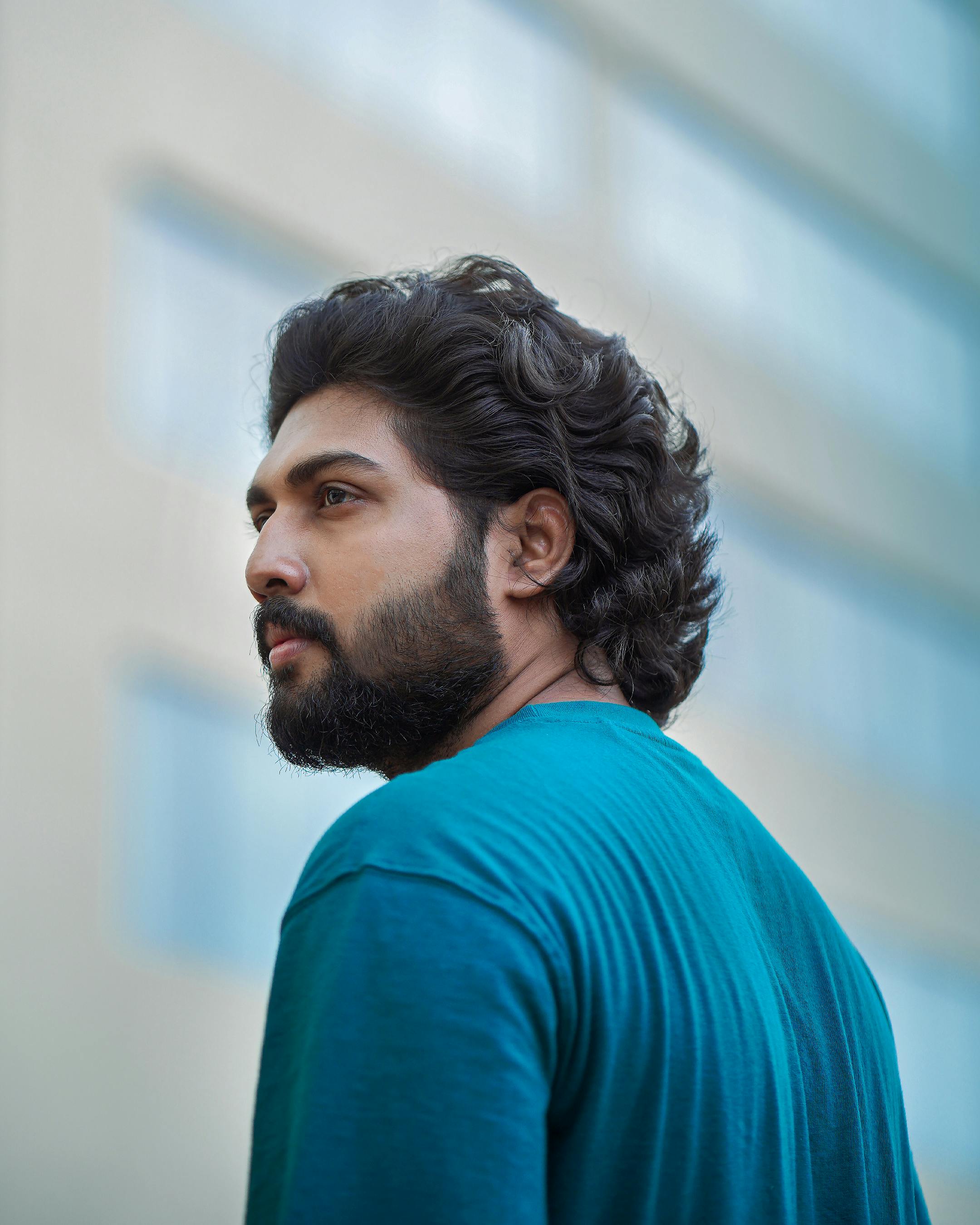 Face of Brunette Man · Free Stock Photo, image size:2160x2700