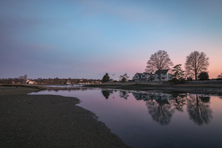 Cove Island Park In USA At Dawn