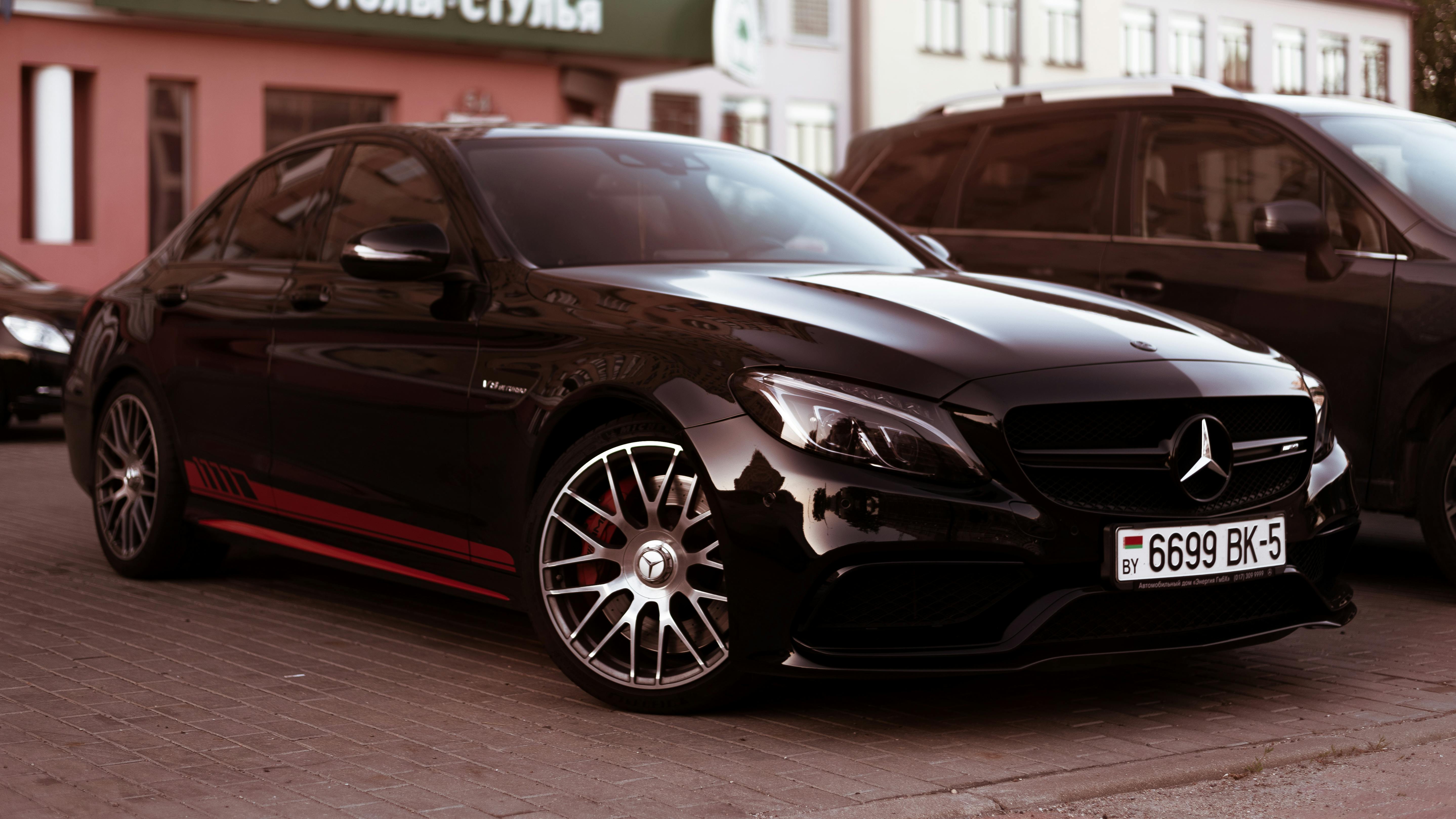 Black Mercedes C Class · Free Stock Photo