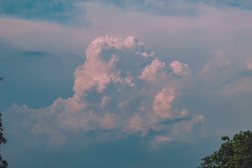 Základová fotografie zdarma na téma atmosféra, modrá, mraky