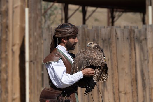 Falconer with Eagle