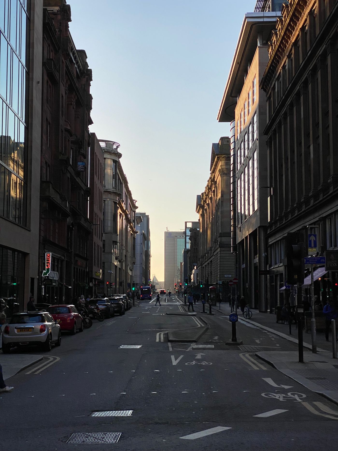 A Glasgow street near our Darnley Street office