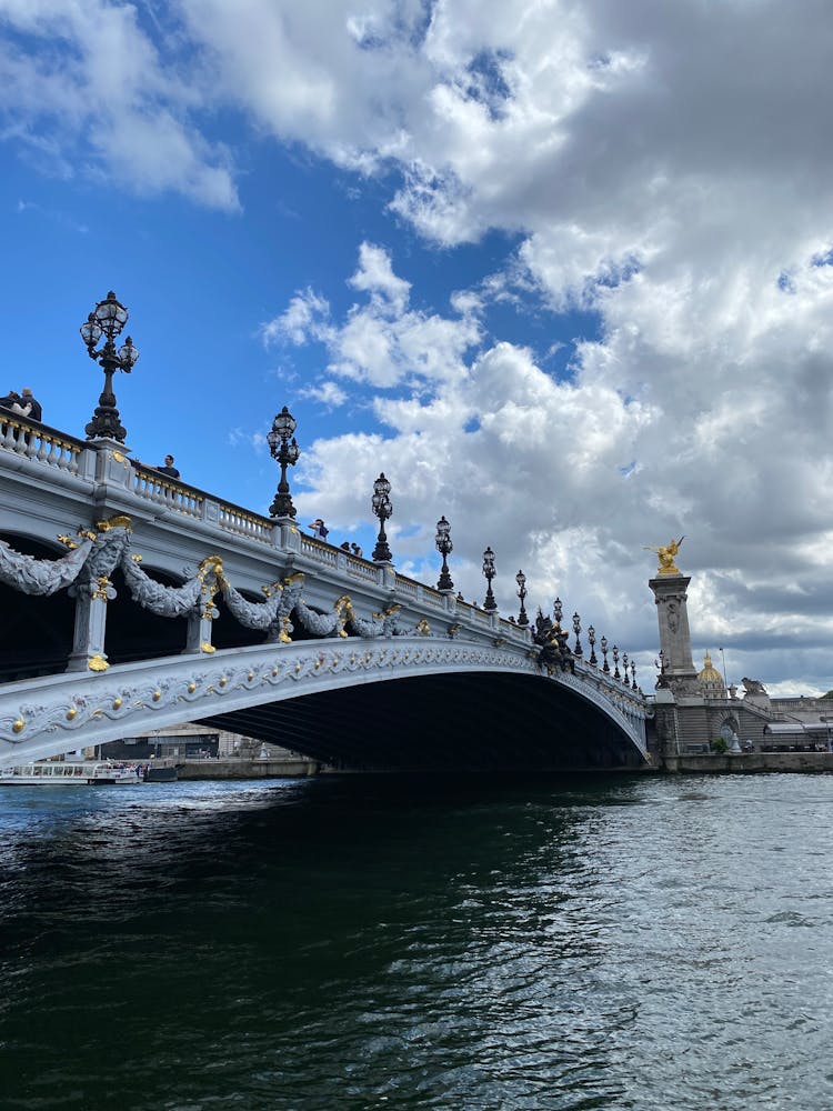 Clouds Over Pont Alexandre III In Paris