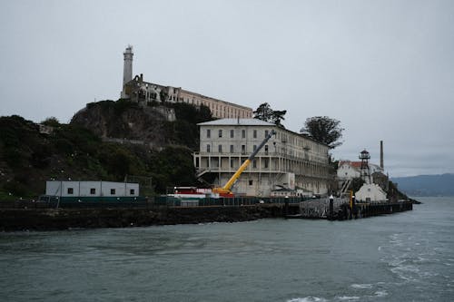 ada, alcatraz, cezaevi içeren Ücretsiz stok fotoğraf