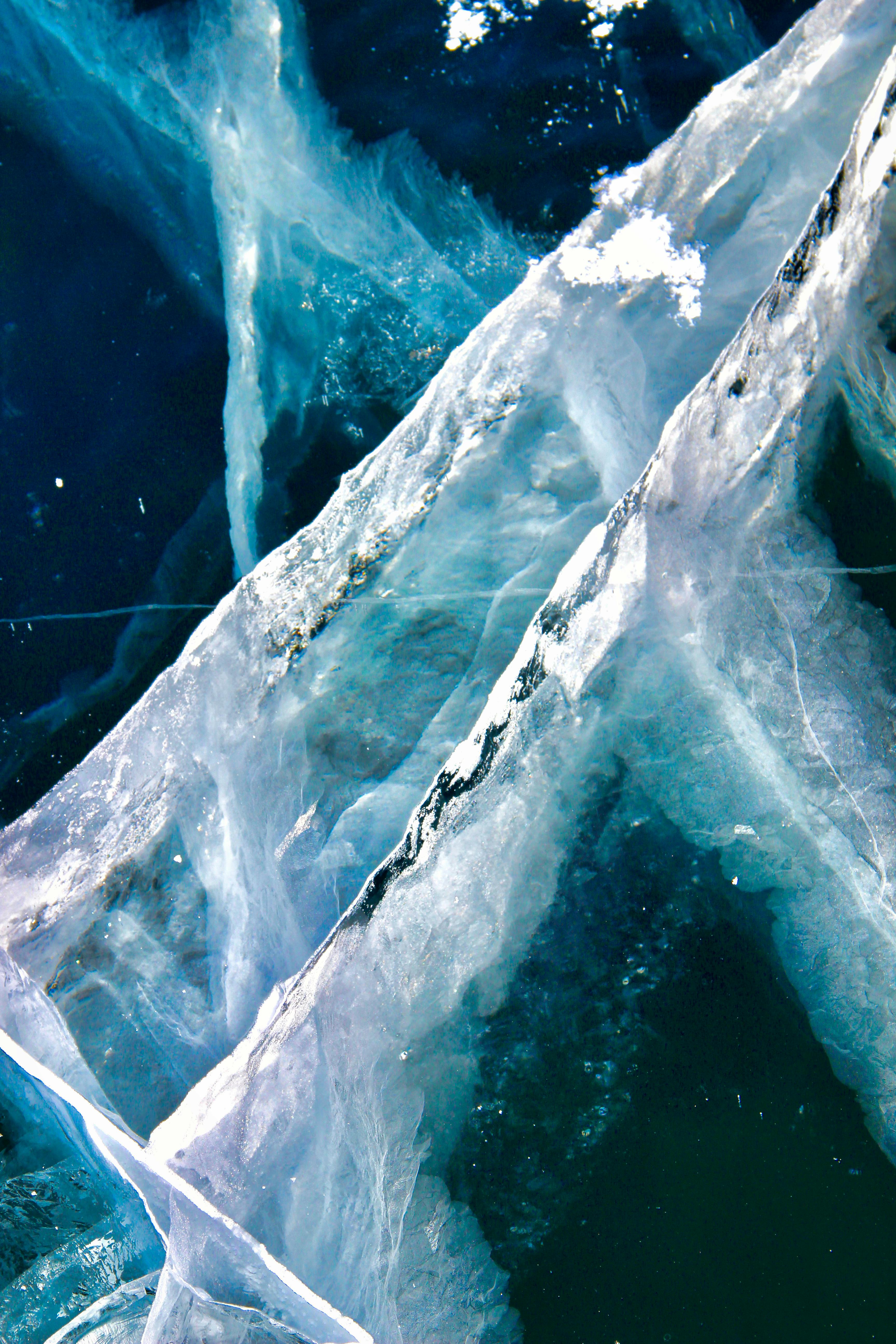 icebergs in the arctic ocean