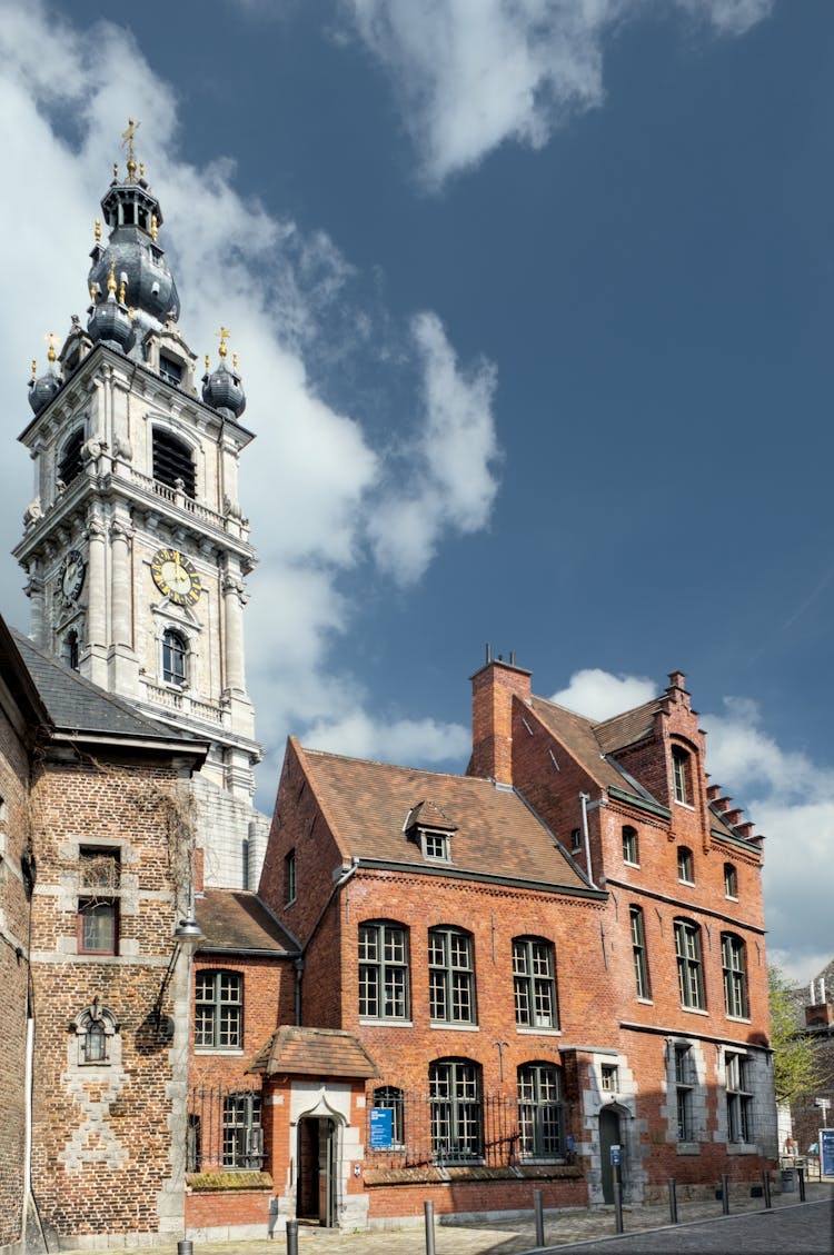 Belfry Of Mons In Belgium 