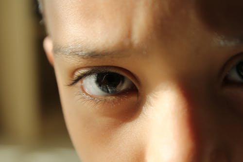 Close-Up Photo of Kid's Eye