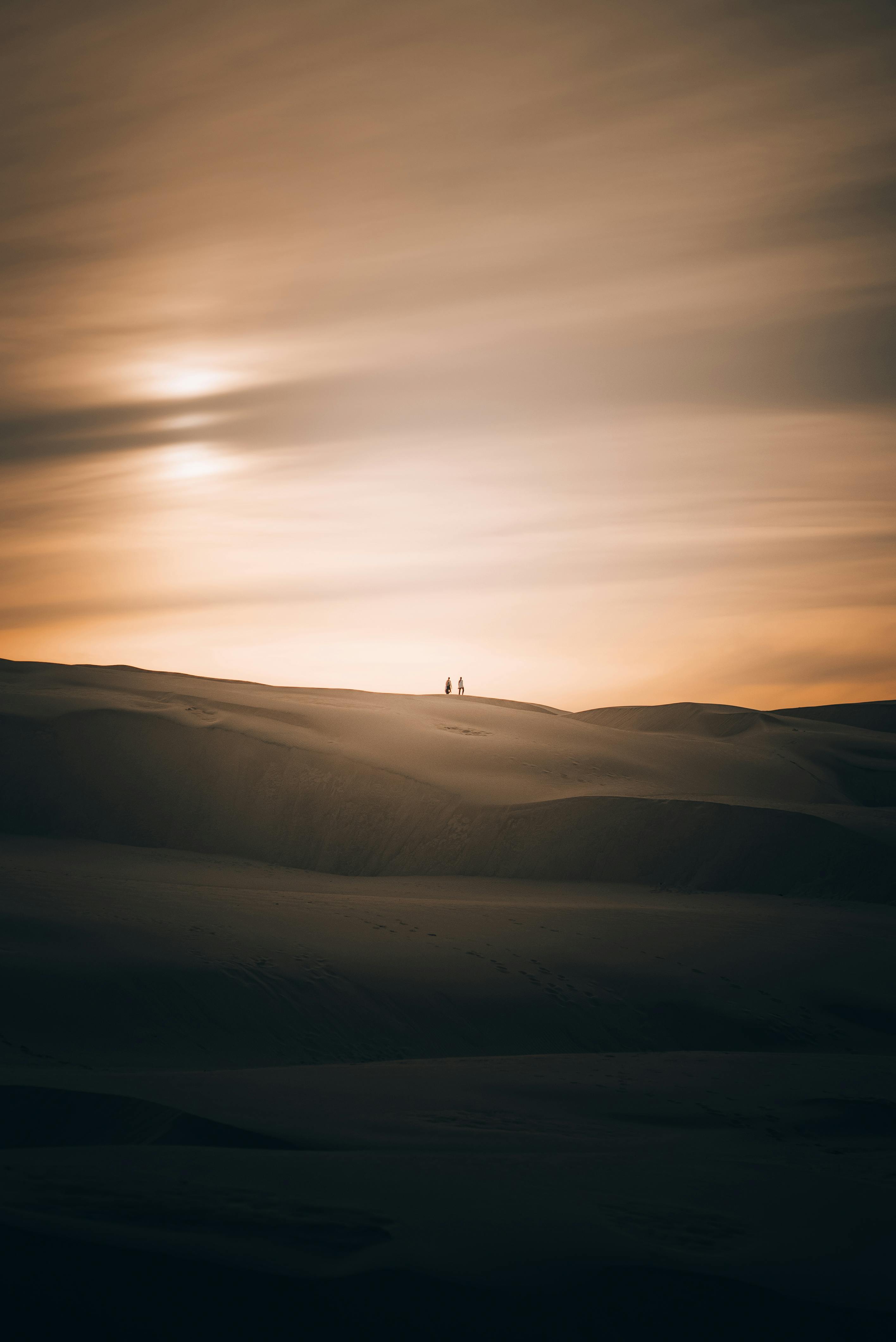 Sunlight behind Clouds over Desert · Free Stock Photo