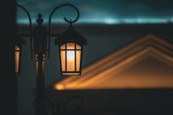 Close-Up Photo of Street Lamps