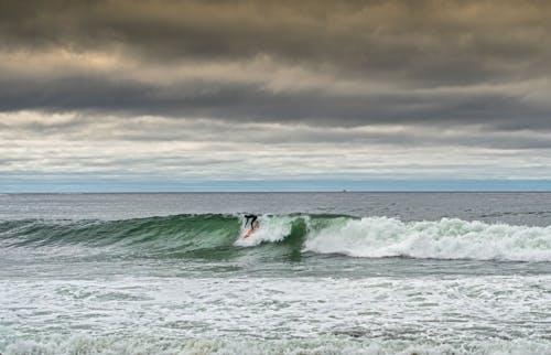 Surfer On Wave